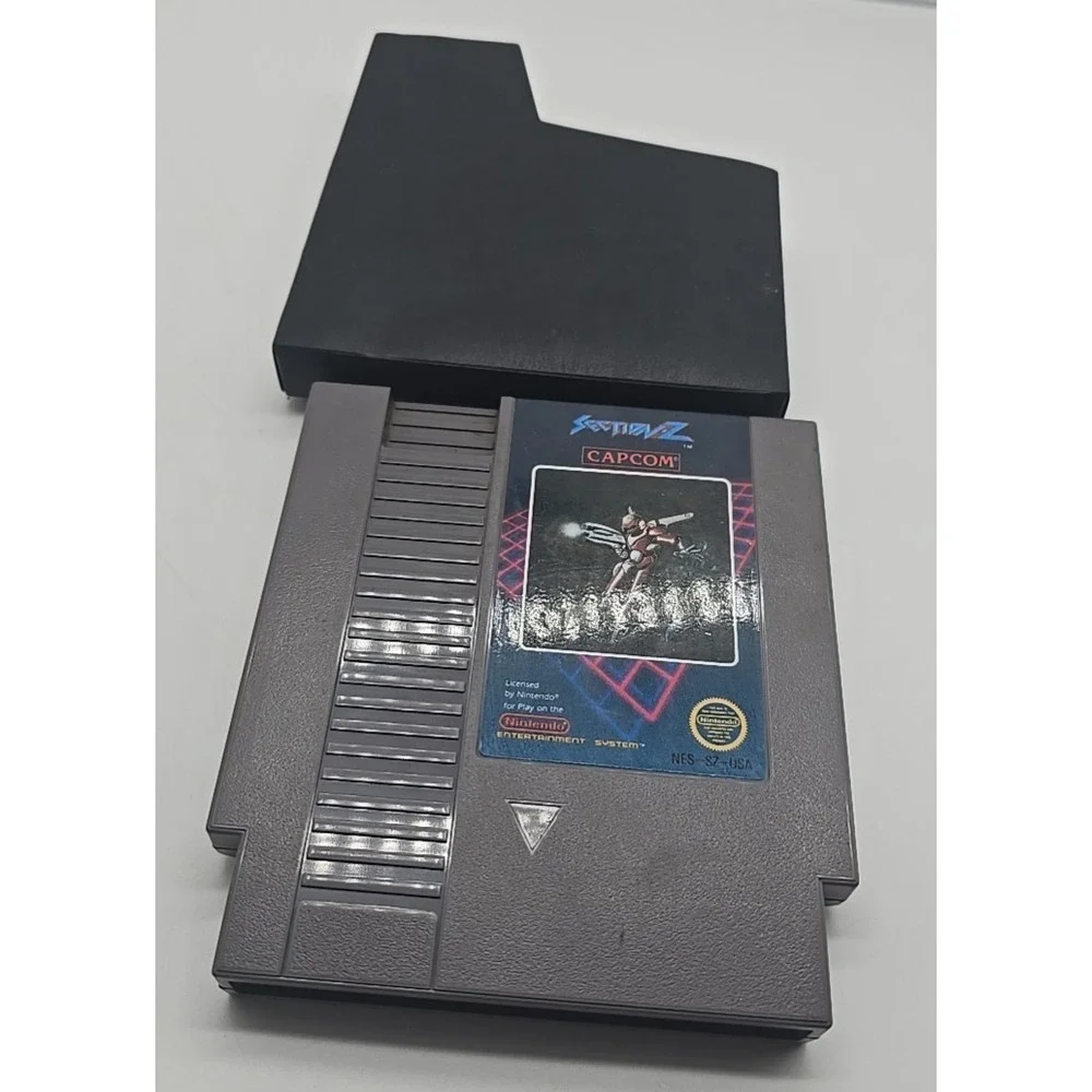 Section Z (Nintendo NES, 1987) 5 Screw AUTHENTIC TESTED Video Game Cartridge VTG